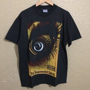 NIN Nine Inch Nails Closer The Downward Spiral T-Shirt Large (Tag XL) Faded